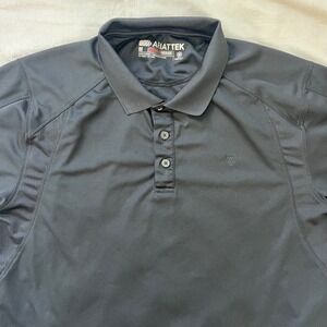 ARIAT Tek Polo Shirt Men's Medium Black Heat Series AriatTEK Workwear Work